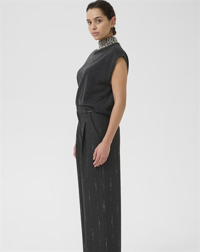 Gestuz - GZManzi Deco Waistcoat - Deep Graphite